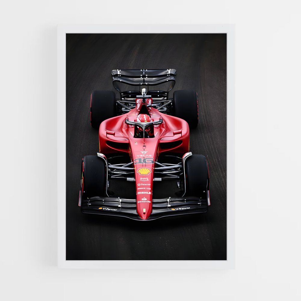 Poster Ferrari F1-75 Race Ready – affiche Voitures de Formule 1 (vue 3)
